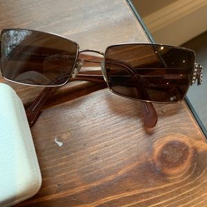 Versace case and glasses